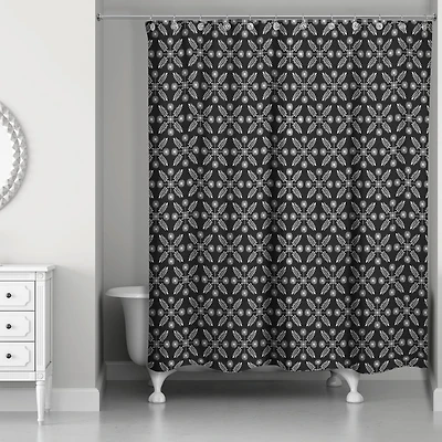 Starry Leaves Shower Curtain