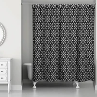 Starry Leaves Shower Curtain
