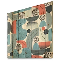 Designart - Retro Shapes With Abstract Suns and Moons II