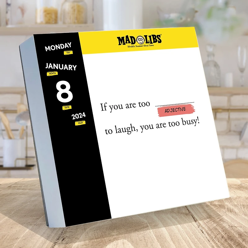 TF Publishing 2024 Mad Libs Daily Desktop Calendar