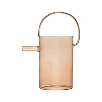 Hello Honey® 9.5" Brown Quart Glass Watering Can