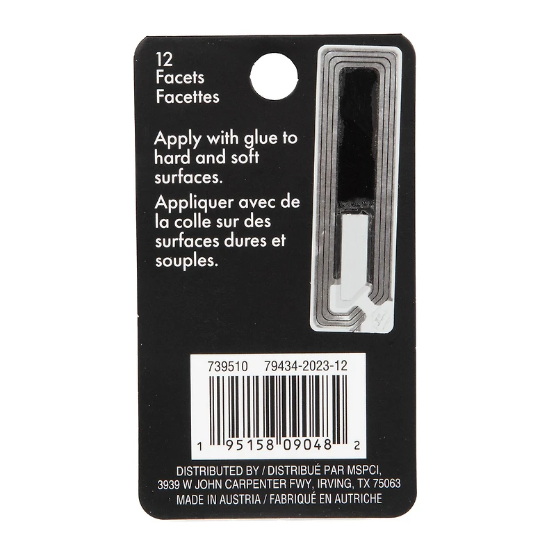 6mm Crystal Raindrop Glue-On Austrian Crystals by Bead Landing™, 10ct.