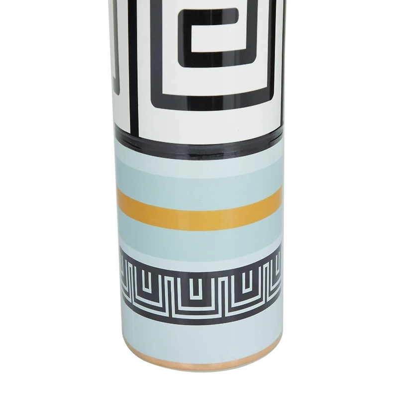 Teal Stoneware Modern Vase