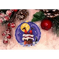 Mp Studia Santa Plastic Canvas Counted Cross Stitch Kit