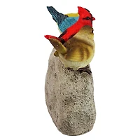 Design Toscano 12" Birdy Welcome Garden Stone Statue