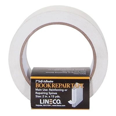 Lineco® White Book Cover Repair Tape