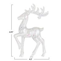 Hello Honey® 6.25" Iridescent Finish Acrylic Reindeer Décor