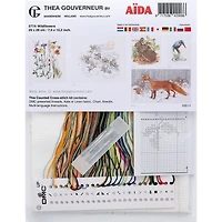 Thea Gouverneur Wildflowers Cross Stitch Kit