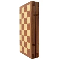 Toy Time Walnut Book Style Chess Board Set