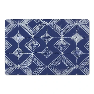 Indigo Diamonds Floor Mat