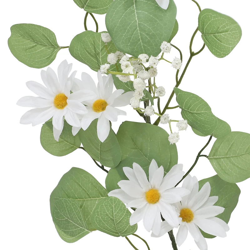 6ft. White Daisy Garland by Ashland®