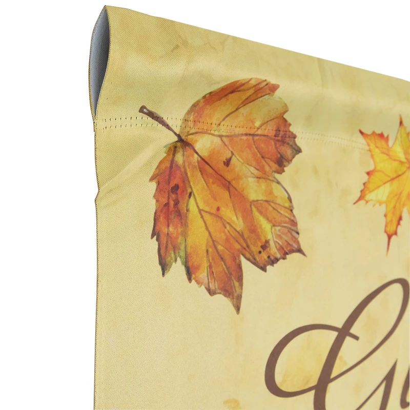 40" Give Thanks Autumn Harvest Garden Flag