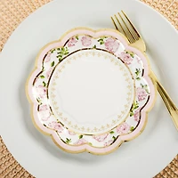 Kate Aspen® 7" Pink Tea Time Whimsy Paper Plates, 32ct.