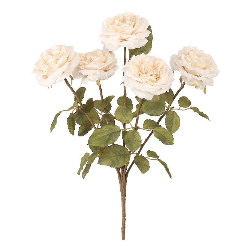 19" White Rose Deluxe Bush by Ashland®