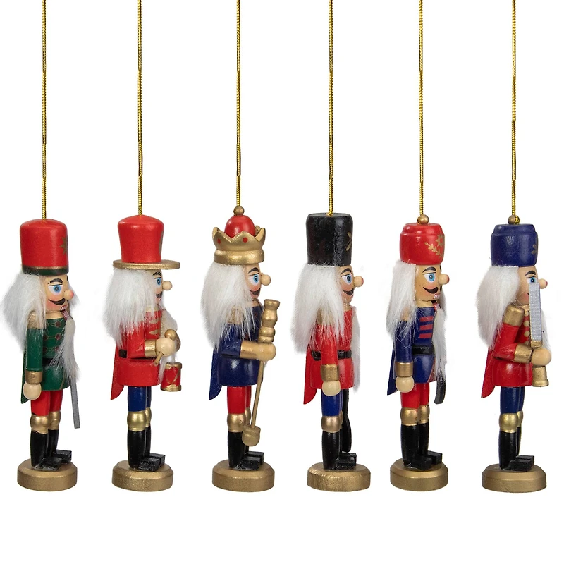 6ct. Classic Nutcracker Ornaments