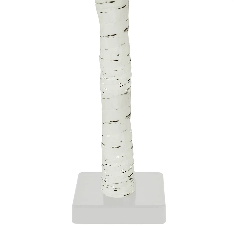 24" LED White Birch Twig Tree Decoration