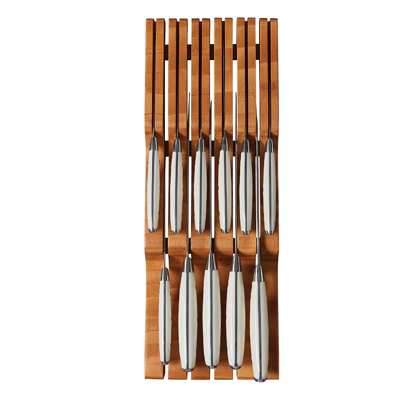 Sabatier 11-Slot Bamboo In-Drawer Knife Organizer