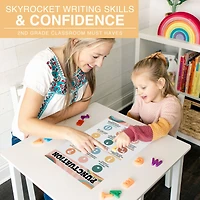 Hadley Designs 11" x 17" Retro Parts of Speech Language Arts and Grammar Laminated Posters Set