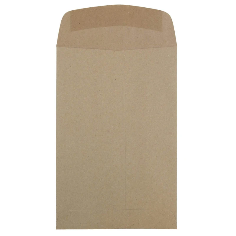 JAM Paper 6" x 9" Brown Kraft Paper Bag Open End Catalog Premium Envelopes