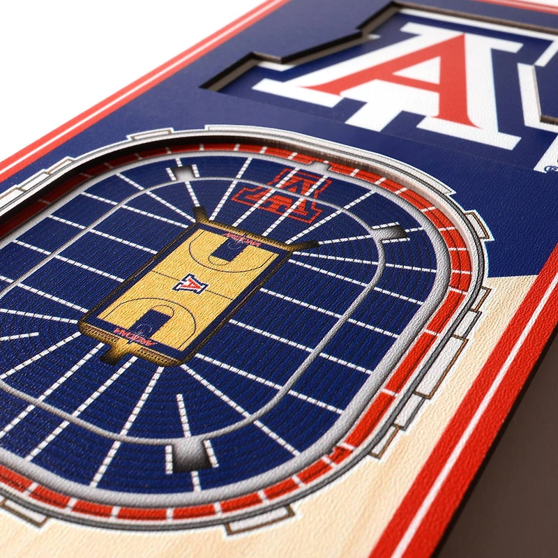 NCAA 6" x 19" StadiumView 3D Banner