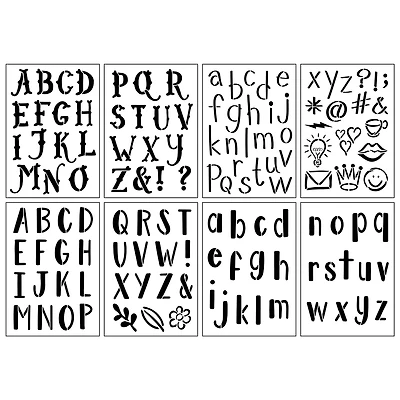 2" Summer Camp Alphabet Stencils by Craft Smart®