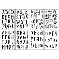 2" Summer Camp Alphabet Stencils by Craft Smart®
