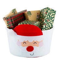 Simplify Round Felt Santa Tote