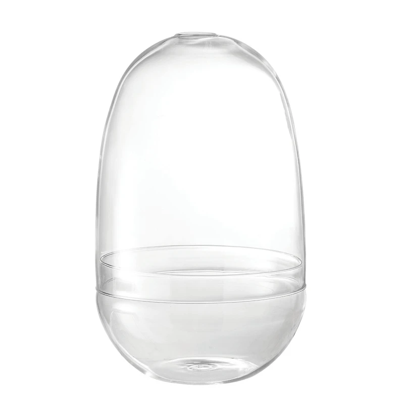 Hello Honey® 13" Large Clear Glass Terrarium