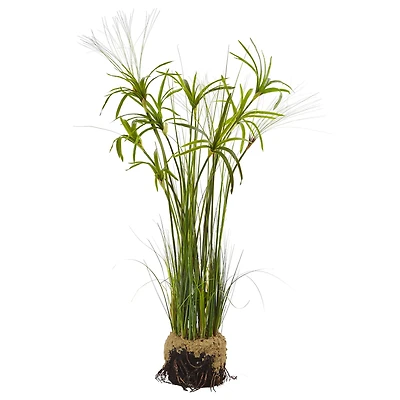 4ft. Papyrus Plant With Faux Soil Arrangement