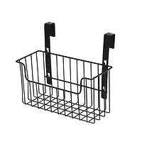 Household Essentials Over the Door Cut Out Metal Basket