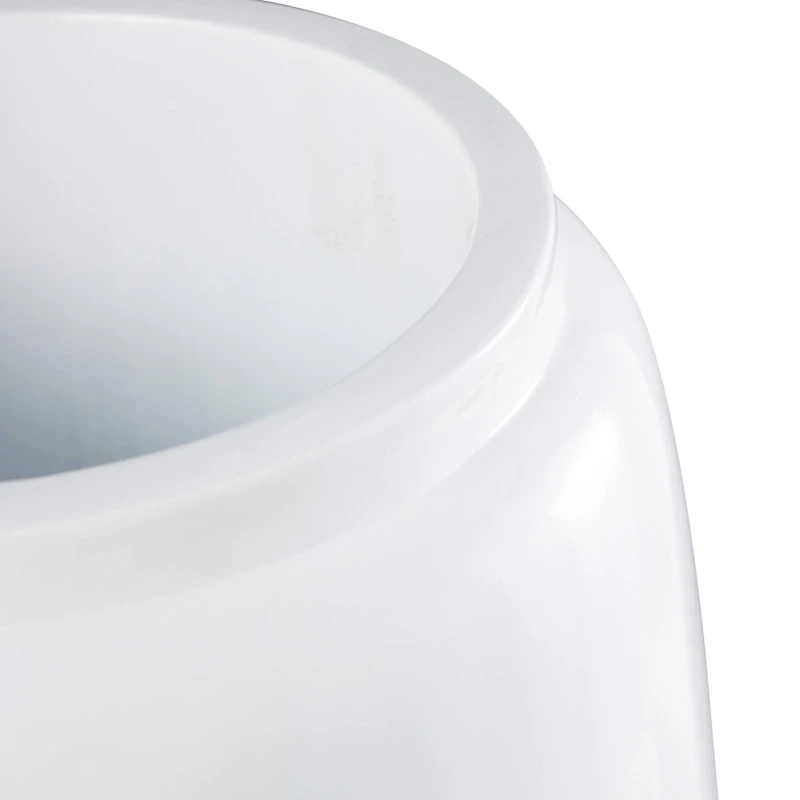 3ft. White Modern Tall Floor Vase