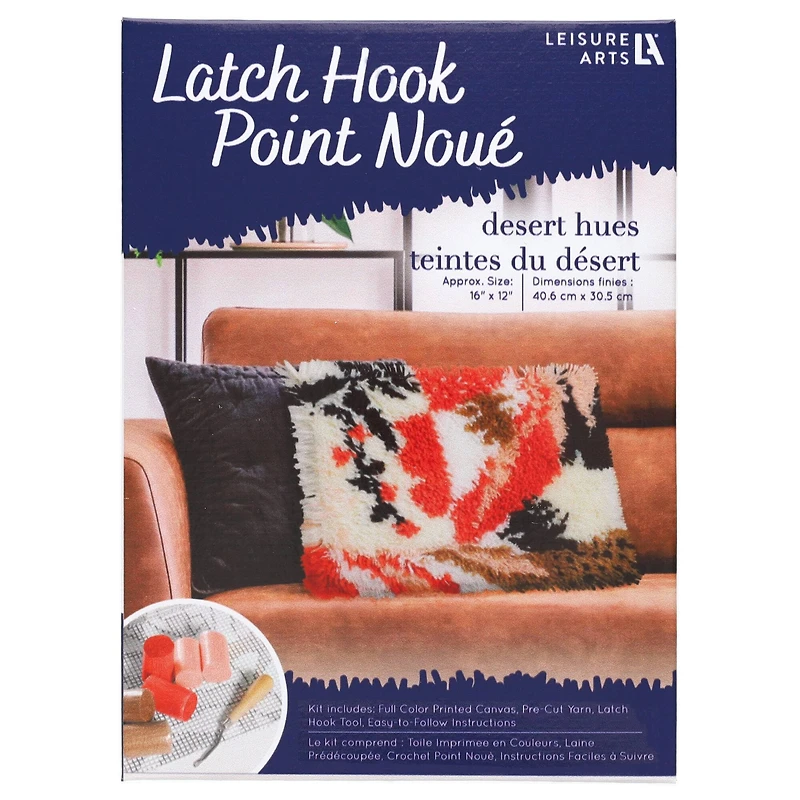 Leisure Arts® Desert Hues Latch Hook Kit