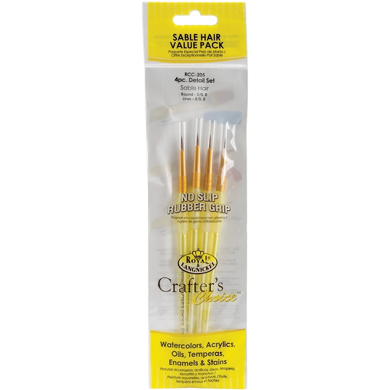 Royal & Langnickel® Crafter's Choice™ Sable Brush Set