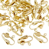 Bead Landing™ Clip On Earring With Loop, Gold