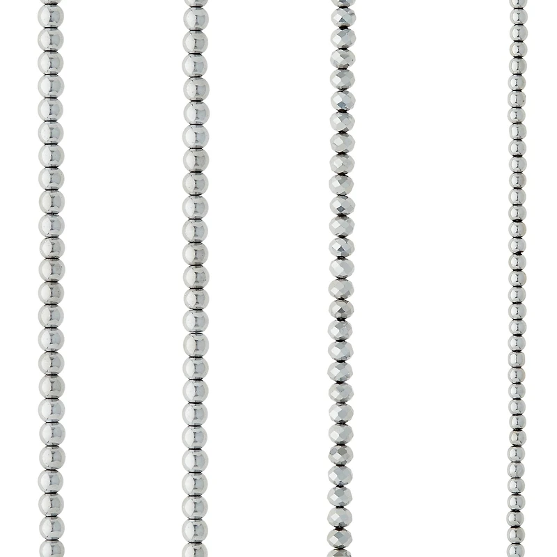 Silver Glass Mixed Beads by Bead Landing™