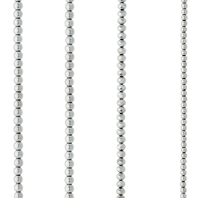 Silver Glass Mixed Beads by Bead Landing™