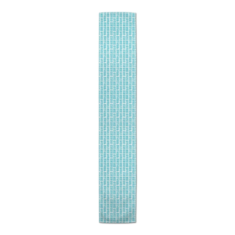 Blue Swatches Table Runner