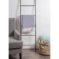 DII® Nautical Blue Herringbone Stripe Throw