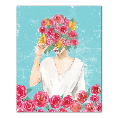 Glam Girl Canvas Wall Art