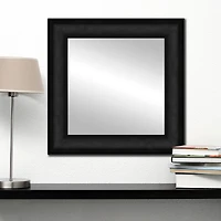 Timeless Frames® Jude Black 12" x 12" Framed Mirror