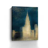 Misty New York Abstract II Canvas Giclee