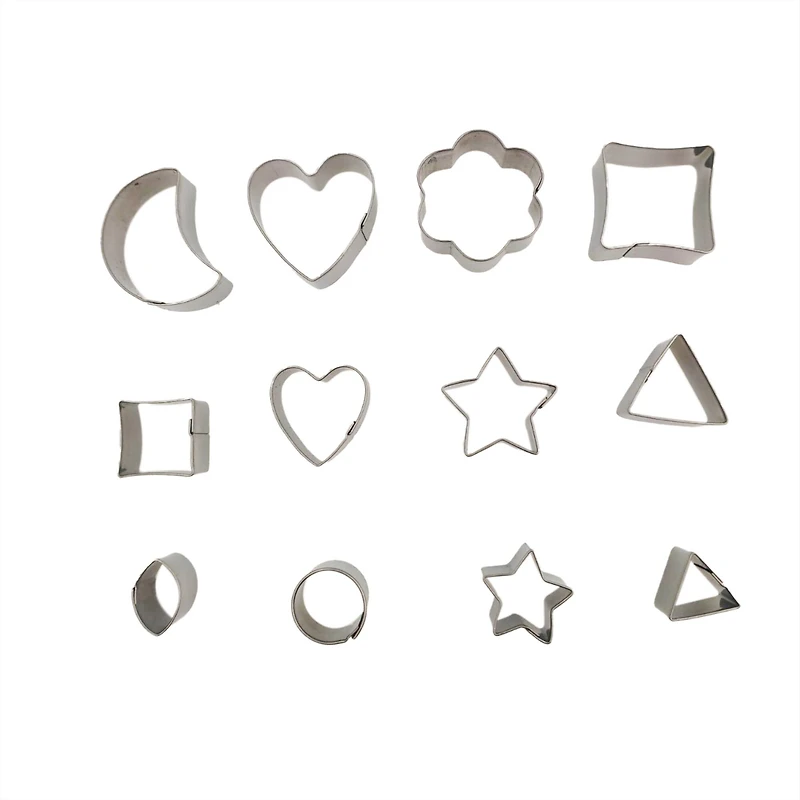 13-Piece Mini Shapes Fondant Cutter Set by Celebrate It™