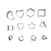 13-Piece Mini Shapes Fondant Cutter Set by Celebrate It™