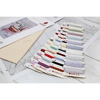 Luca-S Santa Fishing Counted Cross Stitch Kit