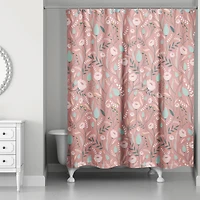 Winding Flowers 71" x 74" Shower Curtain