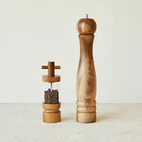 Hello Honey® 11.5" Natural Acacia Wood Salt & Pepper Mill