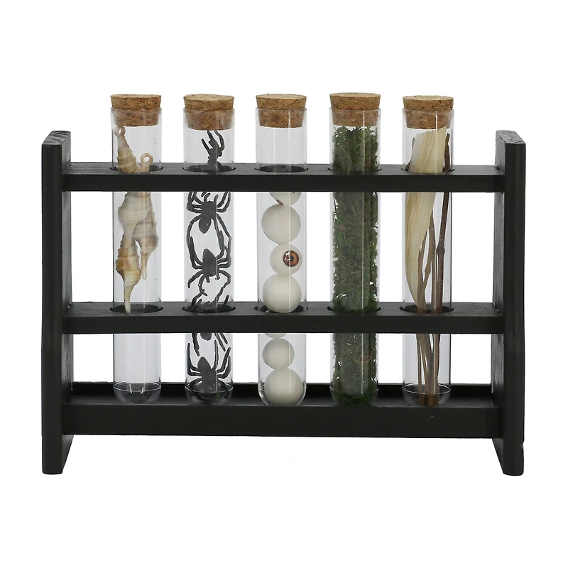 9" Witch's Brew Test Tubes with Stand Tabletop Décor by Ashland®