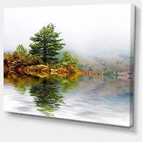 Designart - Pine Tree with Reflection