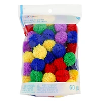 Rainbow Yarn Pom Poms by Creatology™