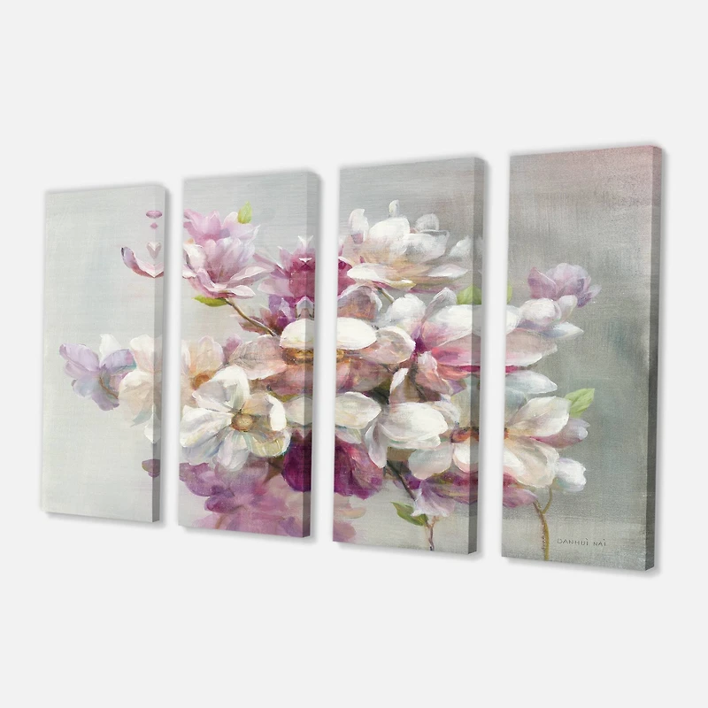 Designart - Pink Magnolia Flowers